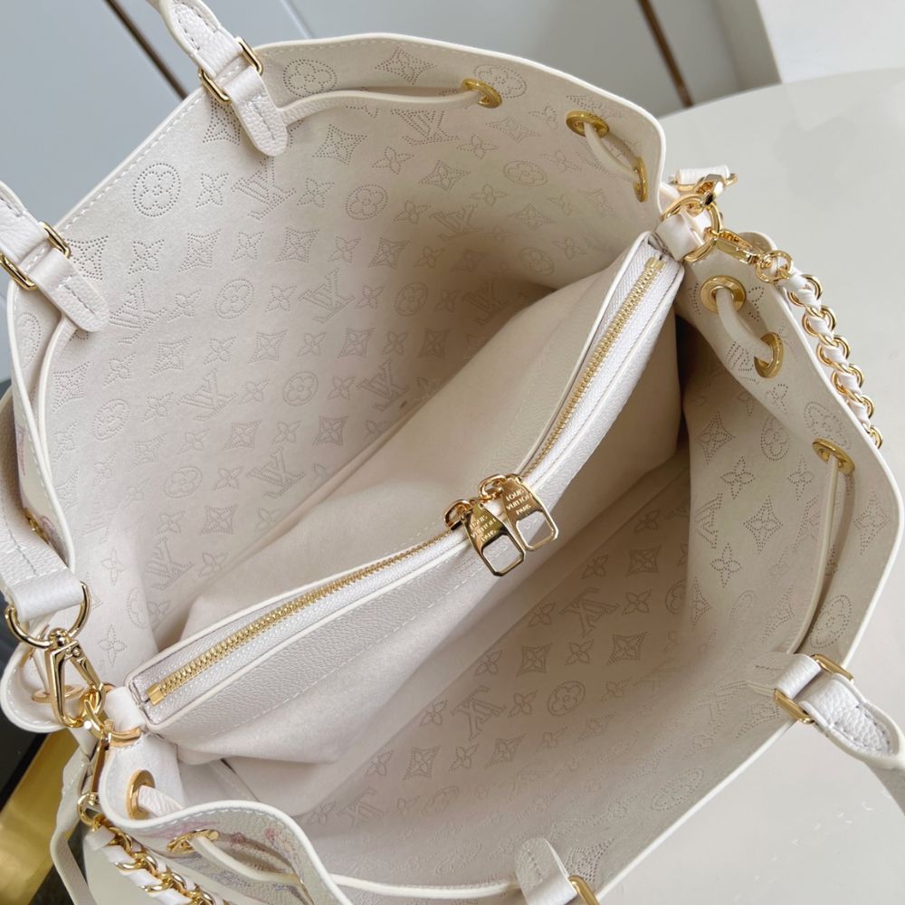 [Premium Quality] – Louis Vuitton Bella Tote Dream Cream 12.6 Inches M15116