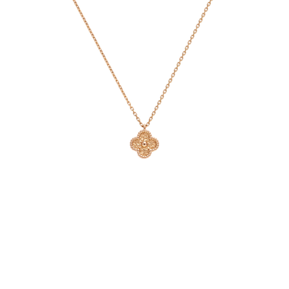 Van Cleef & Arpels Sweet Alhambra Necklace 18K Rose Gold VCARO8DF00