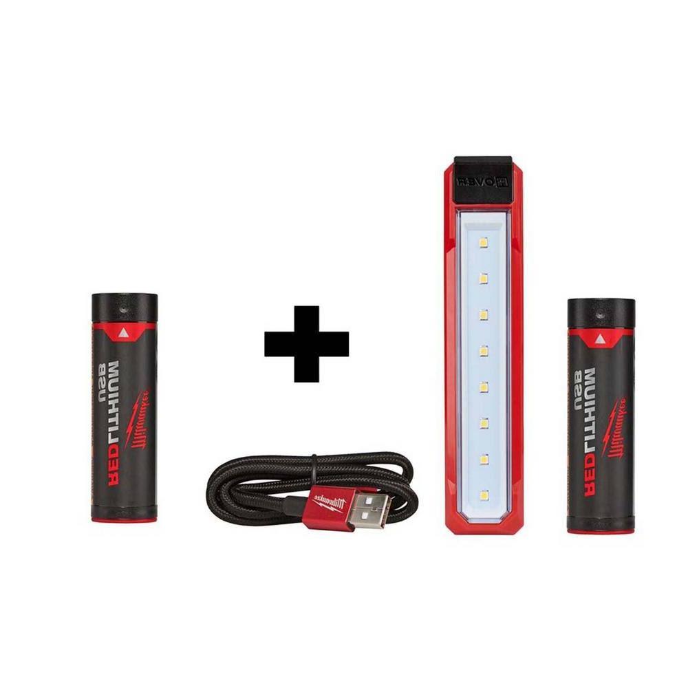 2026 445 Lumens LED Rover Rechargeable Pocket Flood Light w/ Extra RE��sITHIUM USB Battery