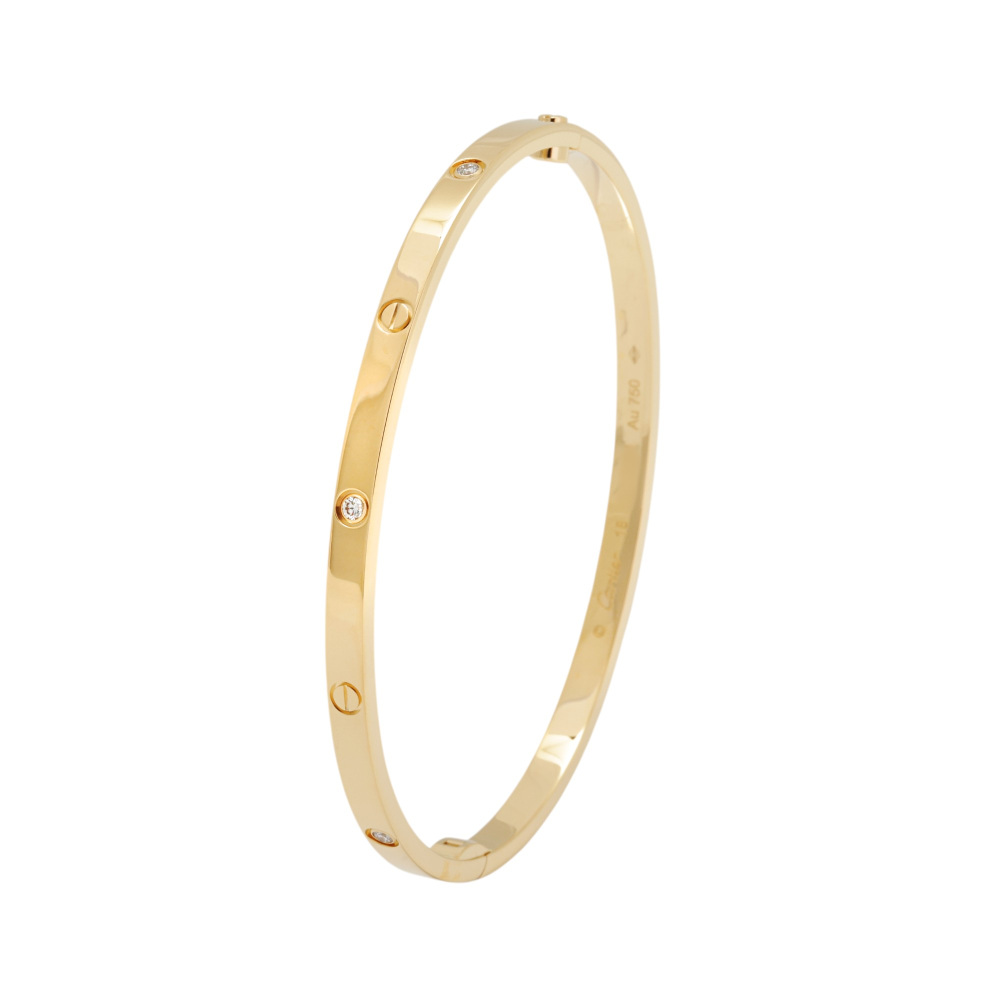 Cartier Love Sm Bracelet 18K Yellow Gold Diamond B6047200