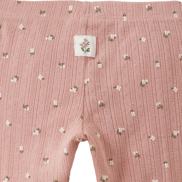 Topomini Pure Collection Baby Leggings mit Blümchen