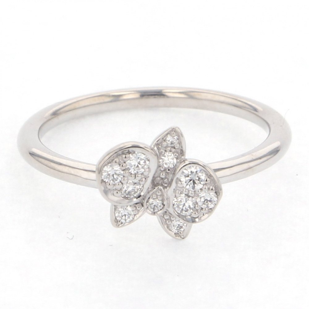 Cartier Caresdor Kidepal Ring 18K White Gold Diamond