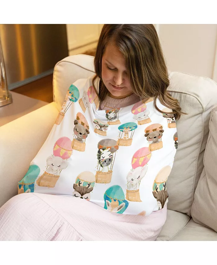 Honey Lemonade Multifunctional Nursing Cover Carseat Cover - Hot Air Balloon