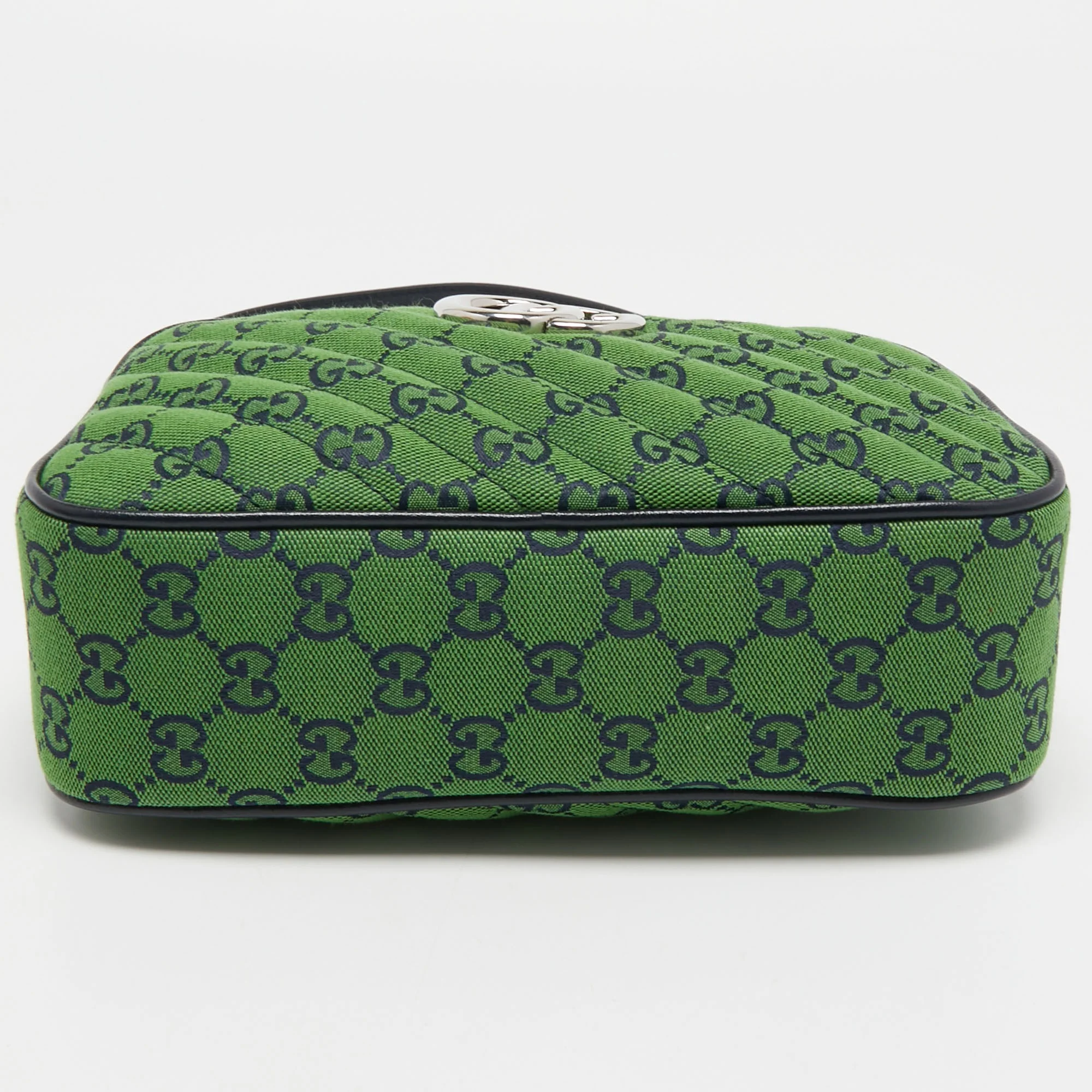 Gucci GG Canvas Marmont Small Shoulder Bag – Green