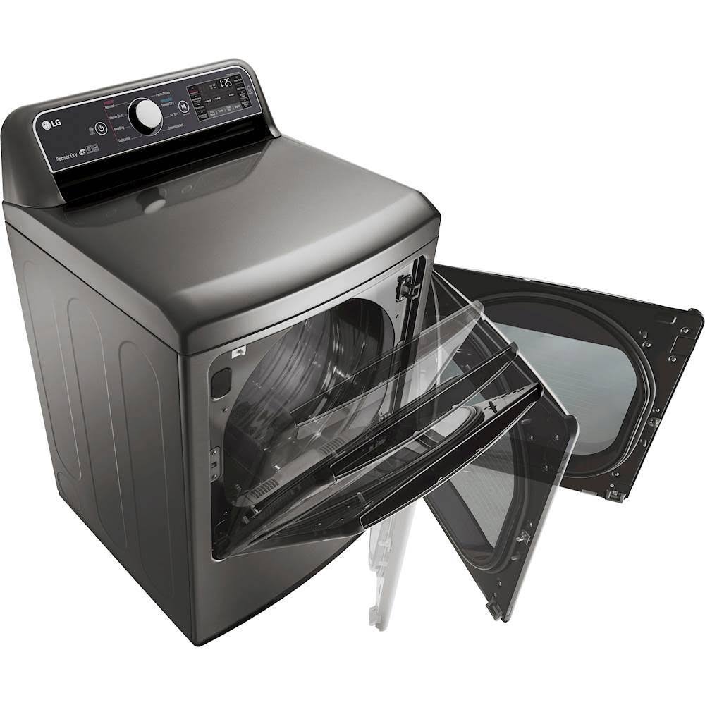 LG DLE7200VE Front-Loading Electric Dryer - Graphite Steel