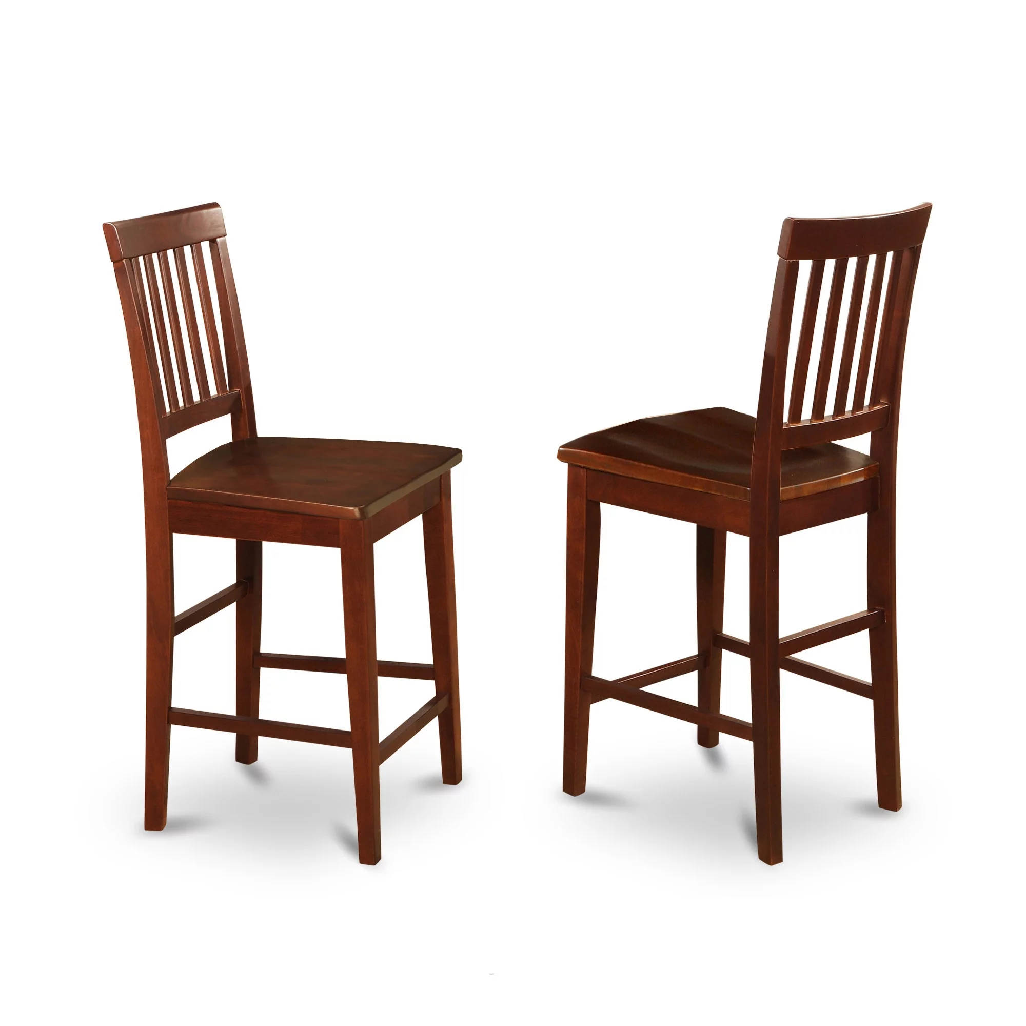 DUVN5H-MAH-W 5 Pc Counter height Table set- pub Table and 4 counter height Chairs.