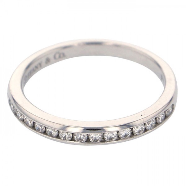 Tiffany & Co. Tiffany Diamond Wedding Band Ring Platinum