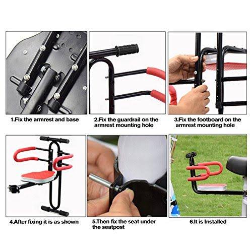 Fcoson Front Bike Seat Quick Release Universal Bicycle Carrier Rack Baby Toddlers Seat