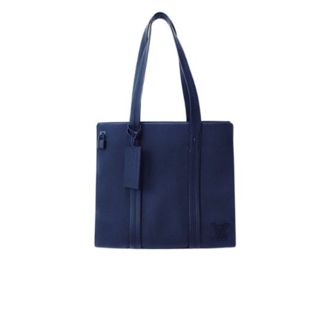 Louis Vuitton Aerogram Takeoff Tote Bag Blue 37Cm