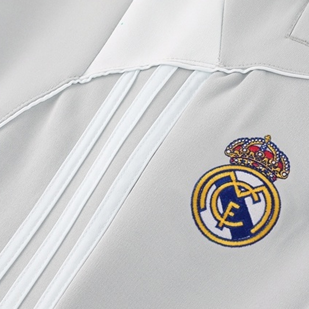 Real Madrid Jacket Tracksuit 2025/26 Gray