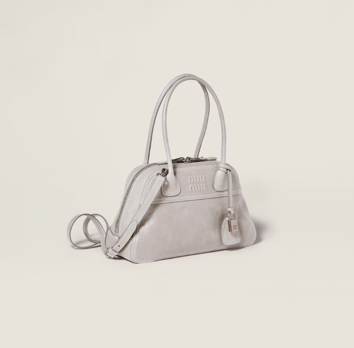 Miu Miu Vivant nappa leather bag
