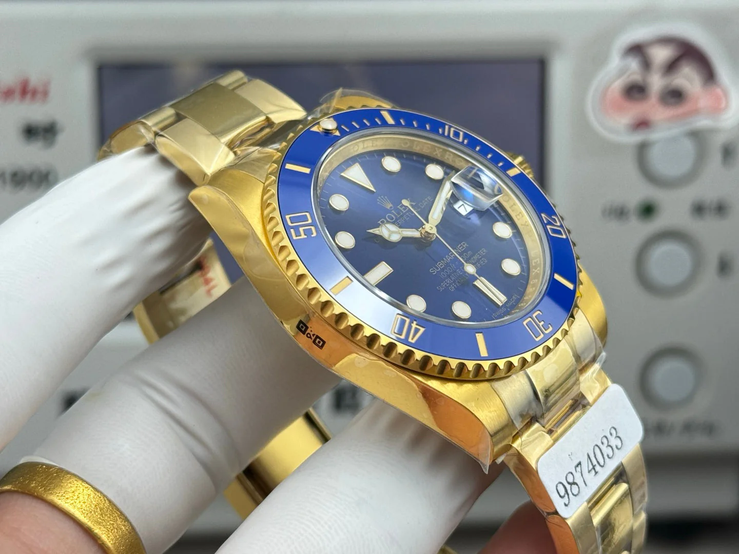 Rolex Submariner Date 41mm Gold Case Blue Ceramic Dial