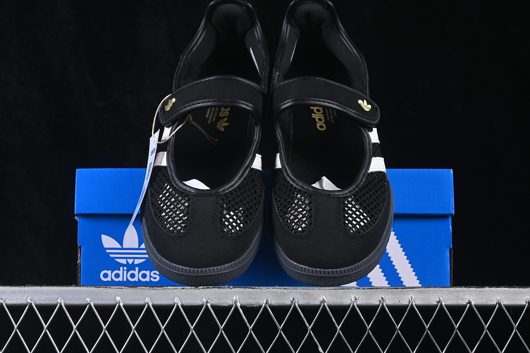 Adidas Mary Jane Lazy Life Shoes Black/White LA6830