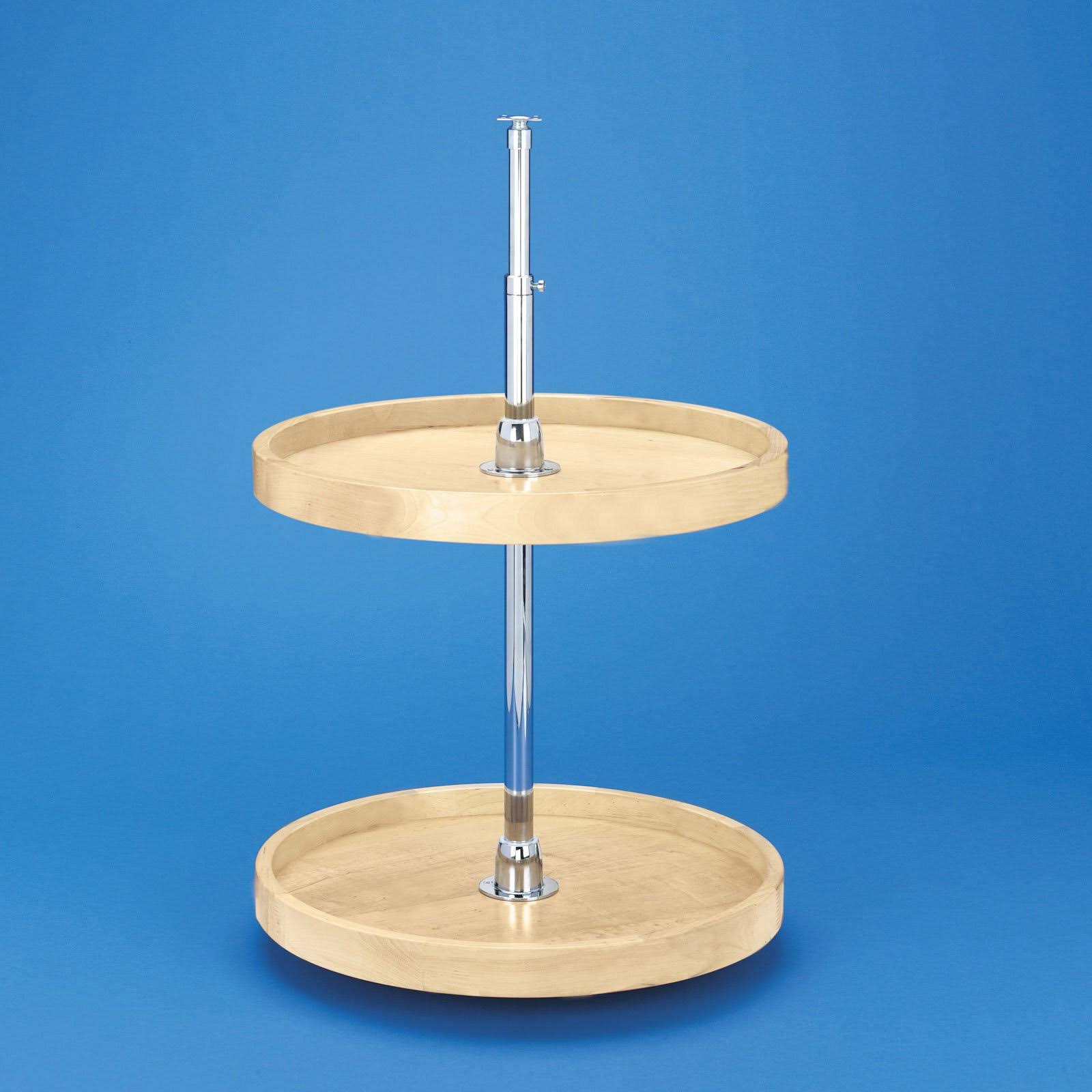 Rev-A-Shelf - 4WLS072-20-52 - 20x22 Wood Full Circle Lazy Susan 2-Shelf