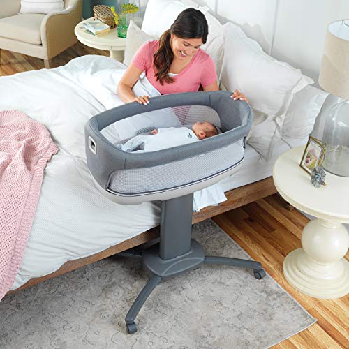 Chicco Close to You 3-in-1 Bedside Bassinet - Heather Grey | Grey