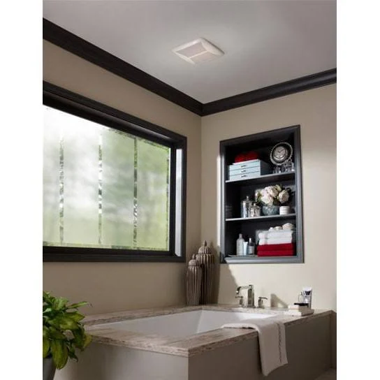 Nutone QTRN110 Ultra Silent Bath FAN; White Grille, 110 CFM