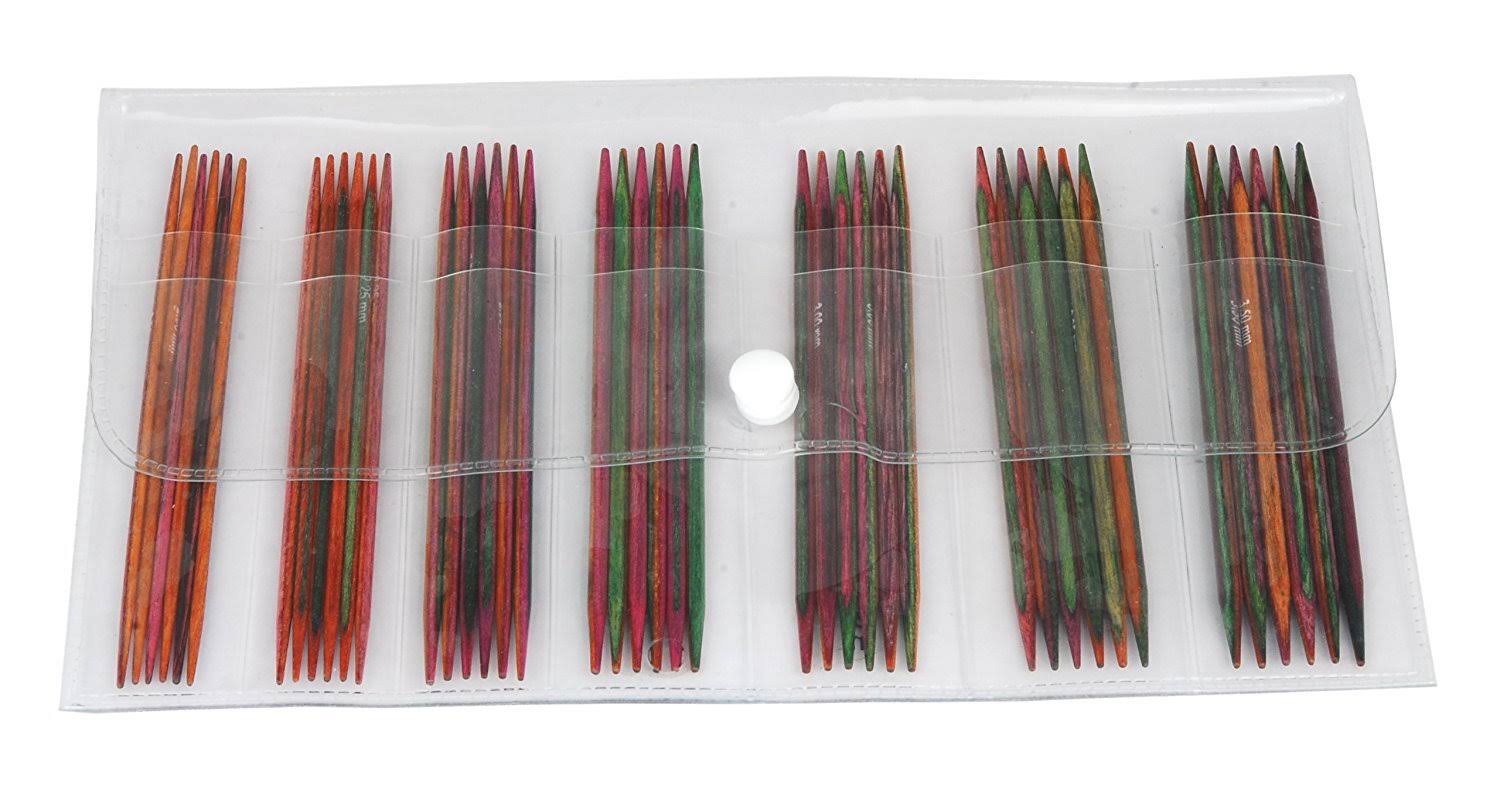 KnitPro Needle Set Symfonie Wood 2.00 2.50 3.00 3.50 4.00 mm 10 cm
