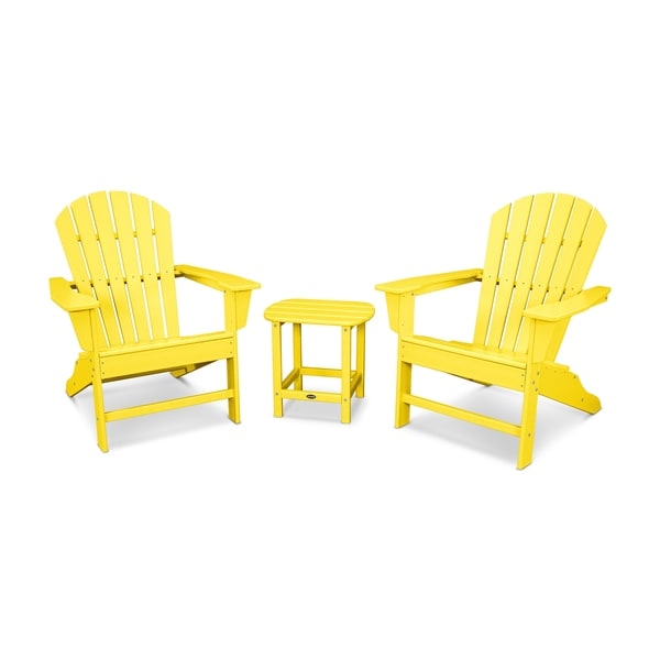 POLYWOOD South Beach Adirondack Chair 3Piece Set