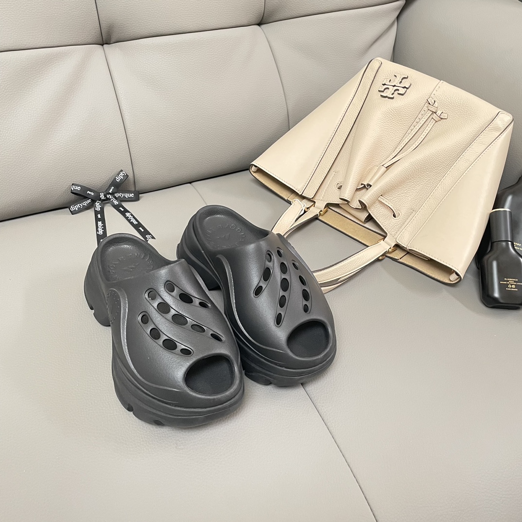 Adidas casual thick-soled slippers clogs - cnluxepick