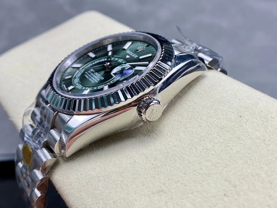Rolex Sky-Dweller 42mm Stainless Steel Green Dial