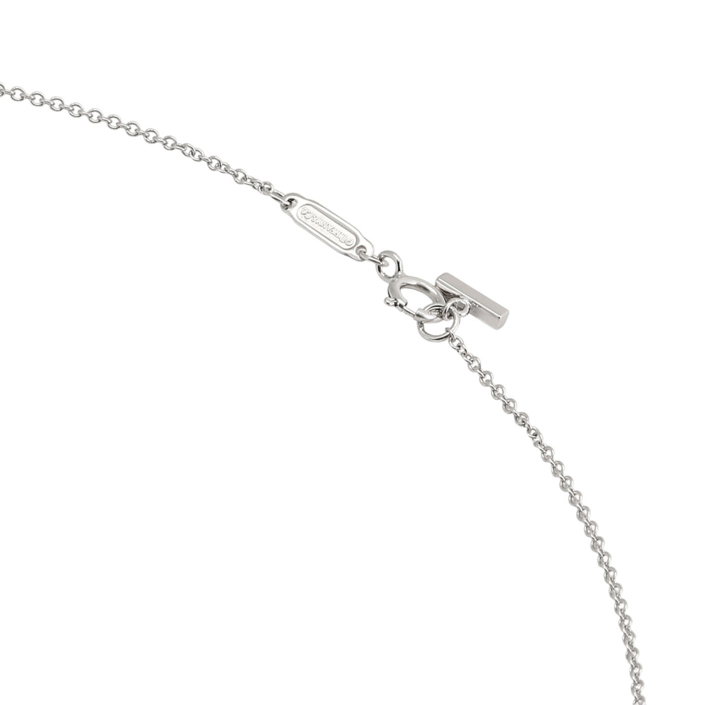 Tiffany & Co. Tiffany T Smile Necklace 18K White Gold Diamond 62617799