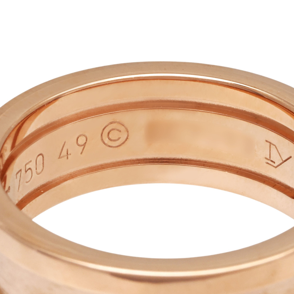 Cartier 2C Ring 18K Rose Gold