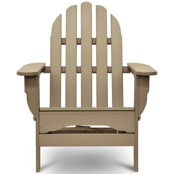 Nelson Recycled Plastic Folding Adirondack Chair by Havenside Home