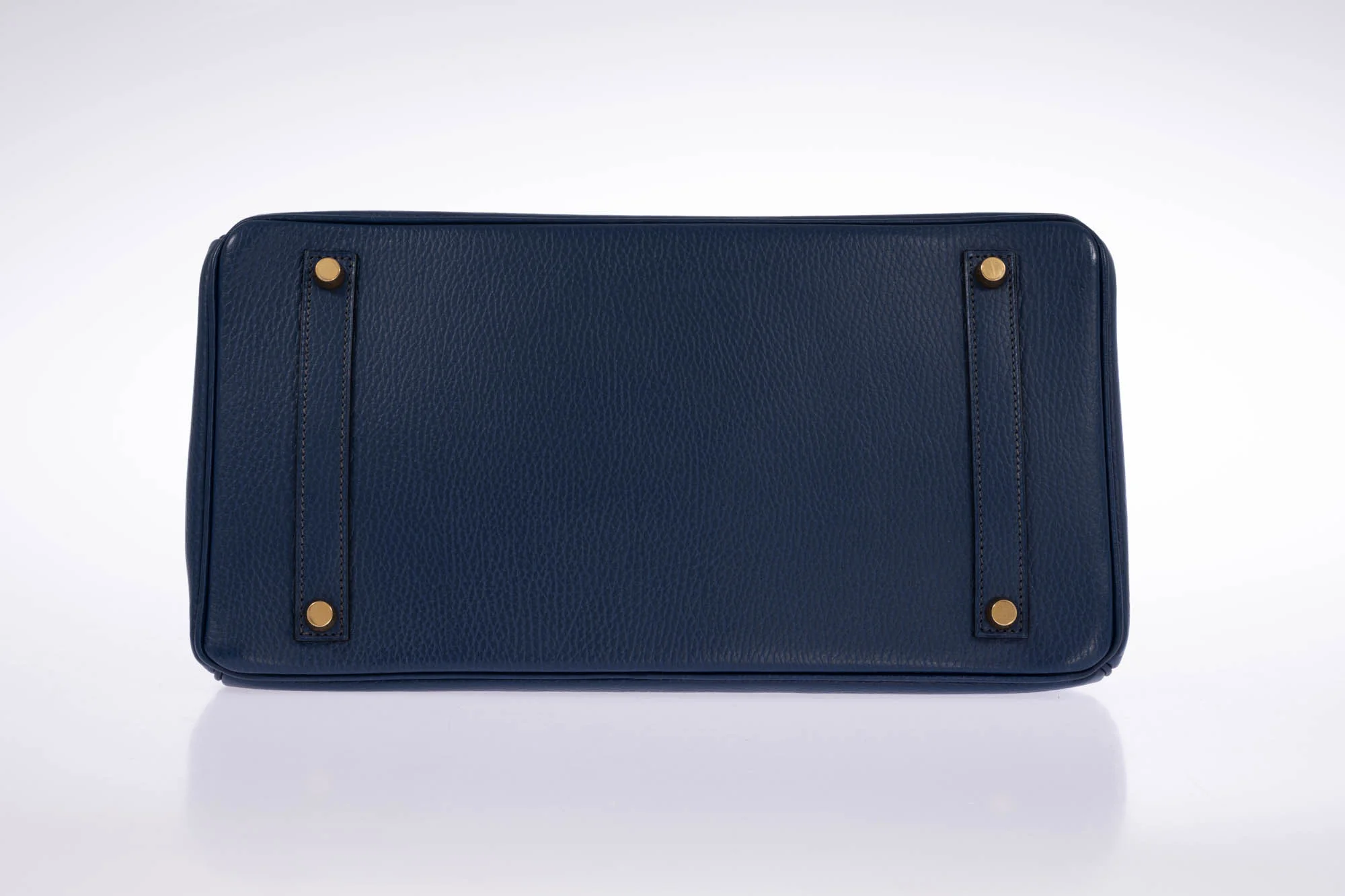 Hermès Birkin 35 Bleu Marine Ardennes Gold Hardware