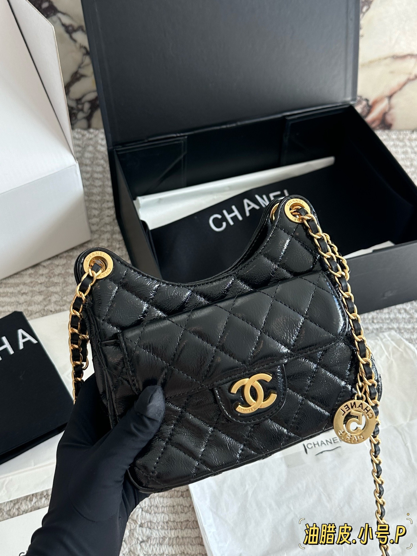 Chanel 23C Hippie Hobo Bag - cnluxepick
