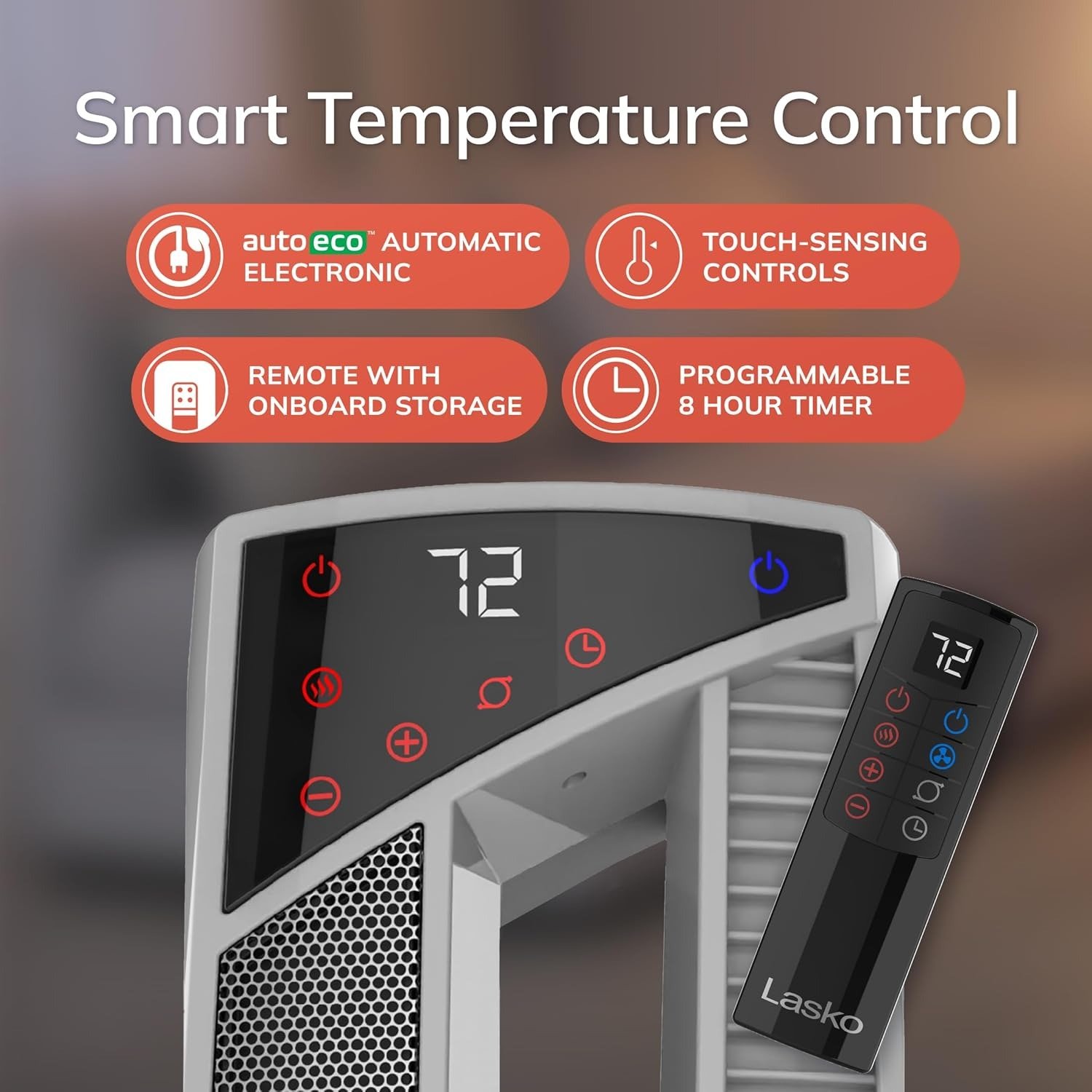 1500W 37.5′′ 2-in-1 Oscillating Hybrid Fan & Space Heater, All Season High Velocity Tower with Thermostat for Indoor Home Office