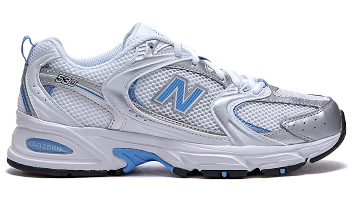 New Balance 530 White Carolina Blue MR530MIC Casual Running Shoes