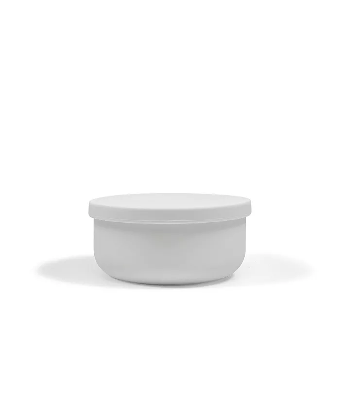 Kushies Toddler SiliSnack Silicone Snack Saver, Microwave and Freezer Safe, Grey