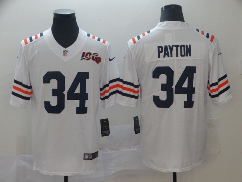 Men's Chicago Bears Walter Payton 2021 NFL Draft First Round Pick Alternate Jersey