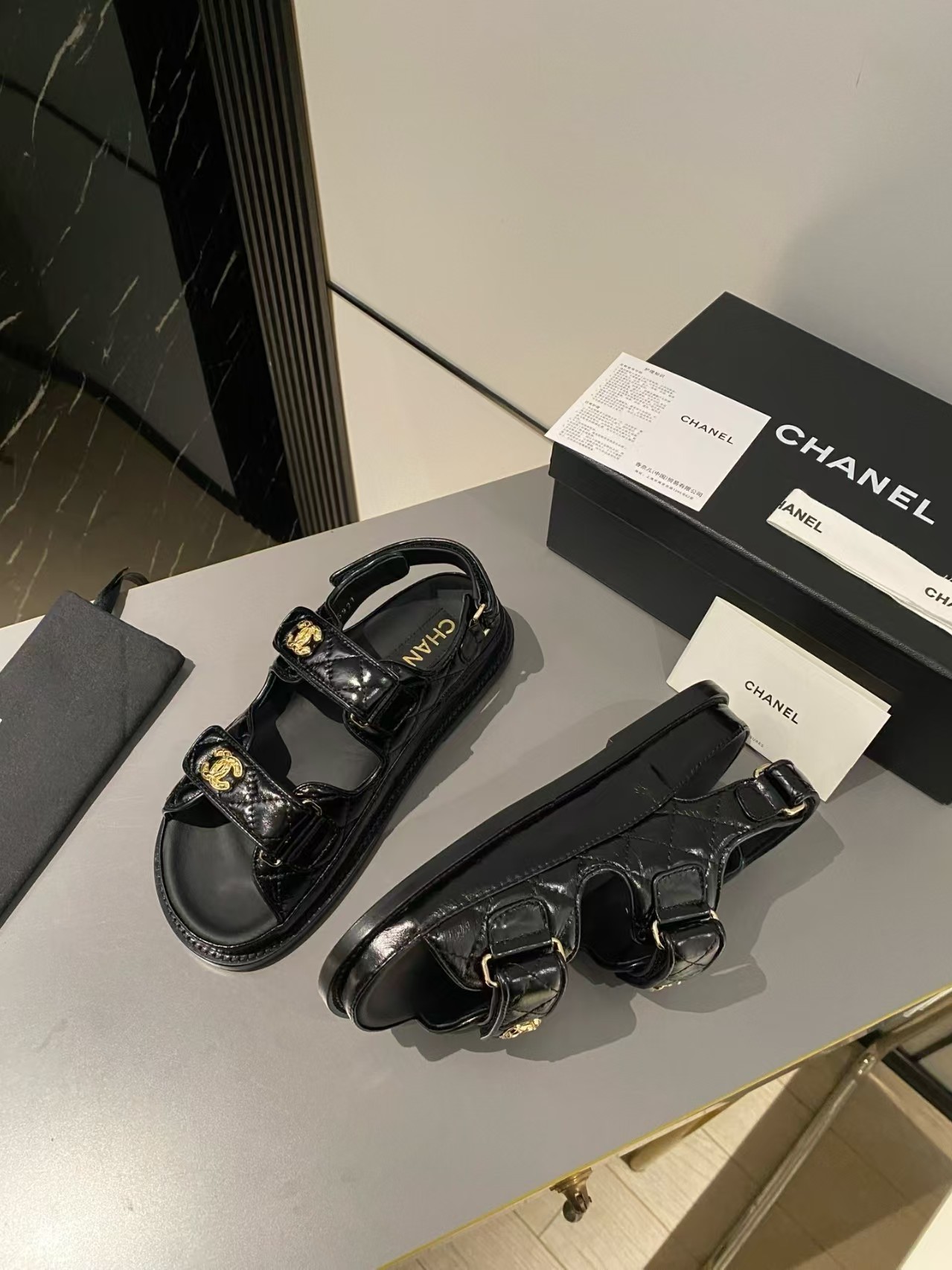 Chanel top version Classic Beach Shoes - cnluxepick