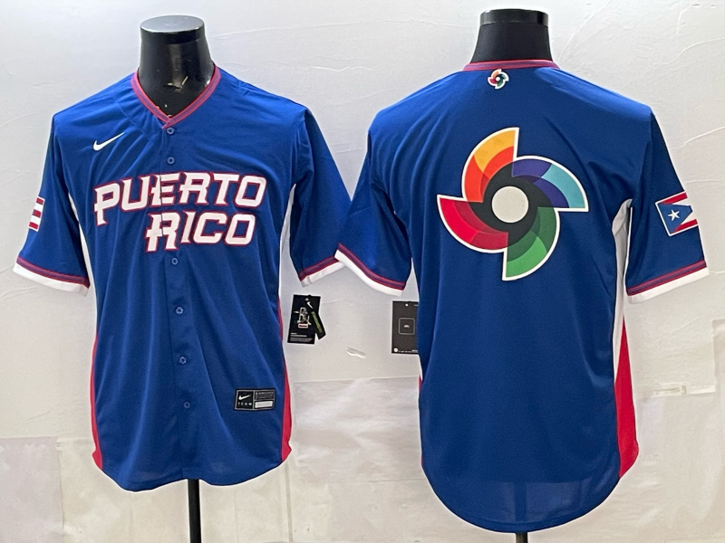 Men's Puerto Rico Baseball Royal 2026 World Baseball Classic Player Jersey