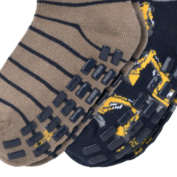 Topolino 2 Paar Jungen Stoppersocken mit Viskose