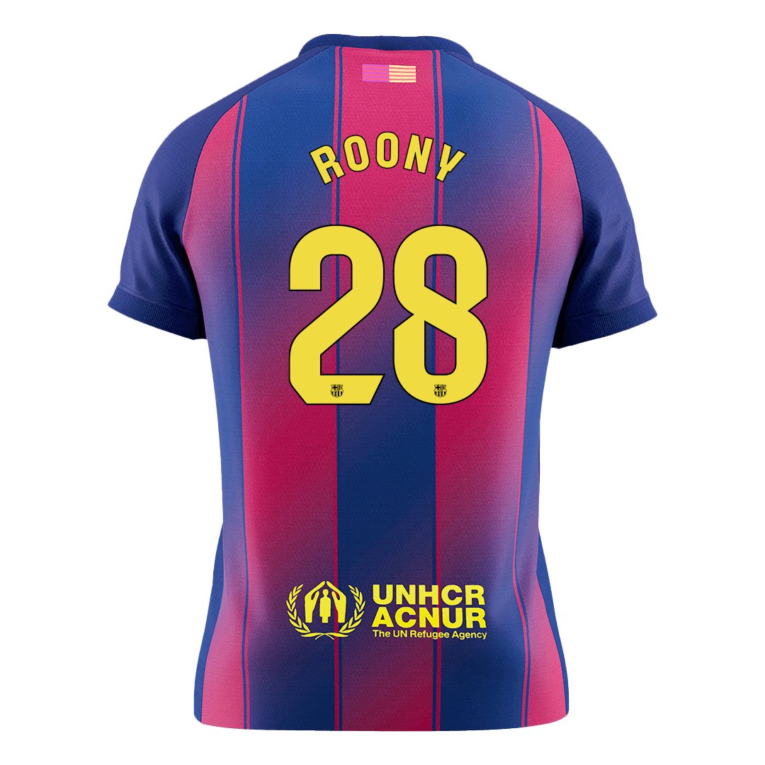 ROONY #28 Barcelona Home Soccer Jersey 2025/26