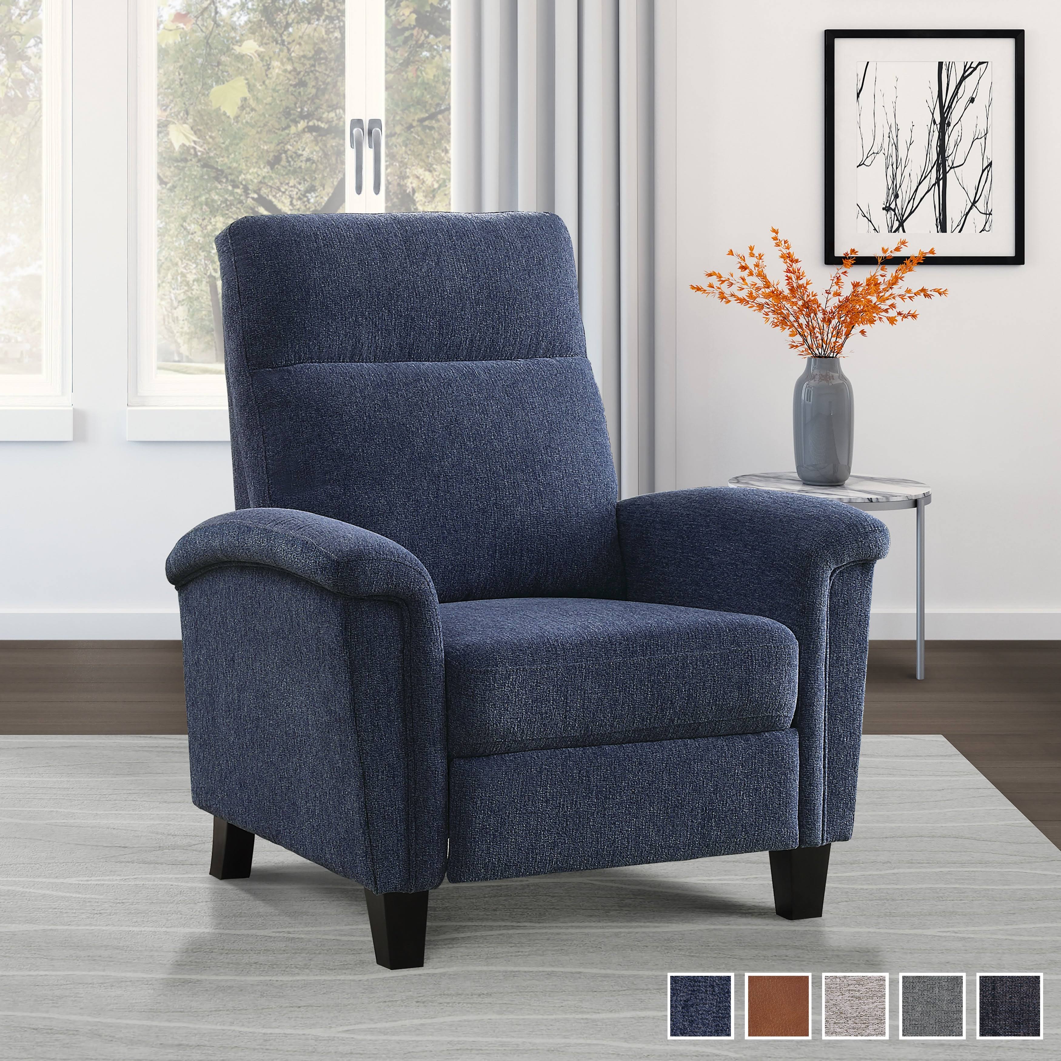 Iniko Push Back Recliner - Light Grey