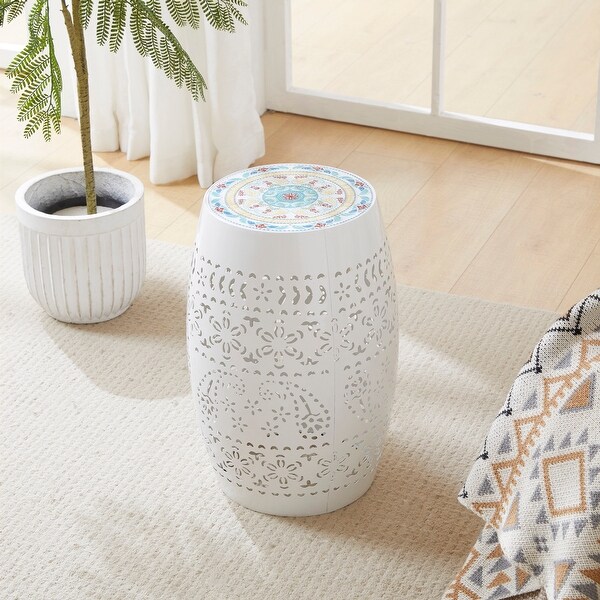 Pretty Mosaic Style Vibrant Accent Table