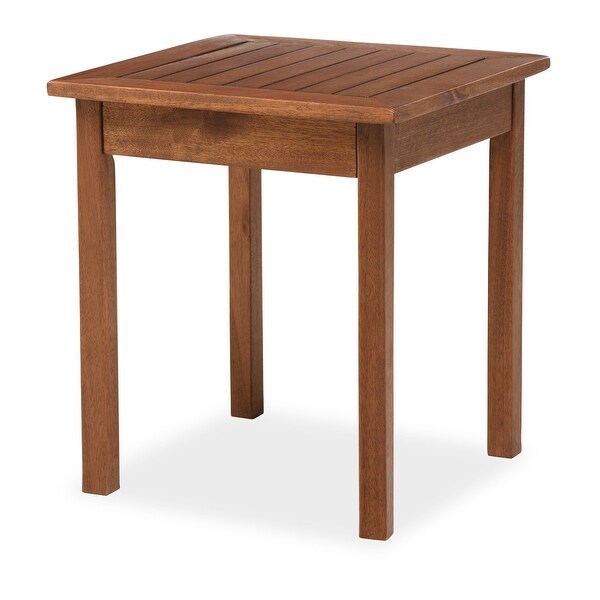 Eucalyptus Wood Side Table,Lancaster Outdoor Furniture Collection