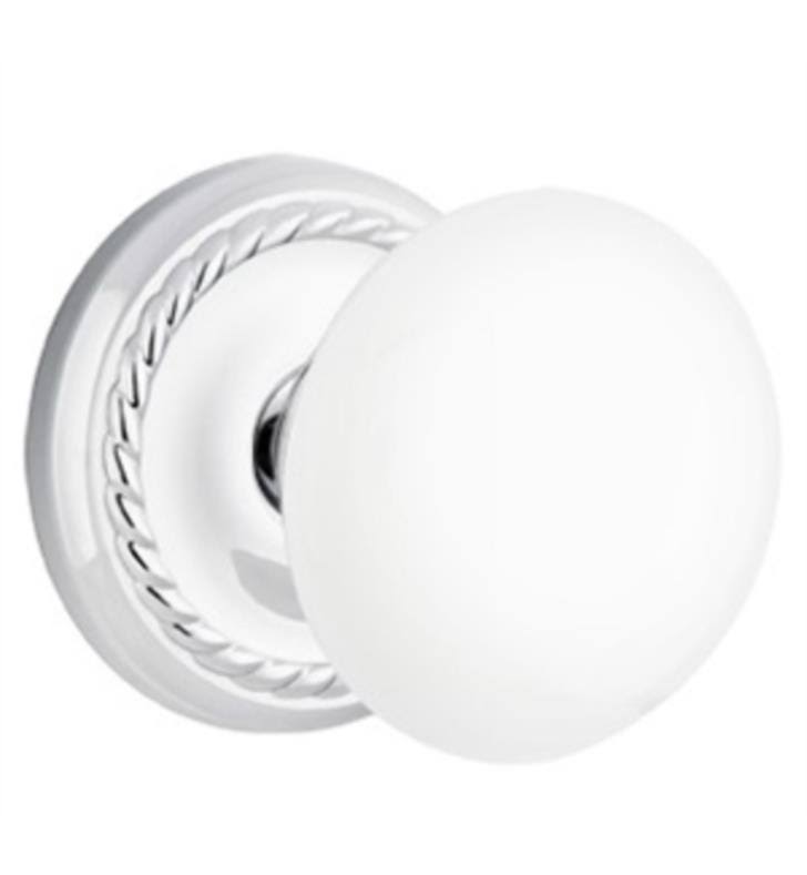Emtek 8101PUS10B Passage Set. Rope Rosette. Providence Knob. Oil Rubbed Bronze