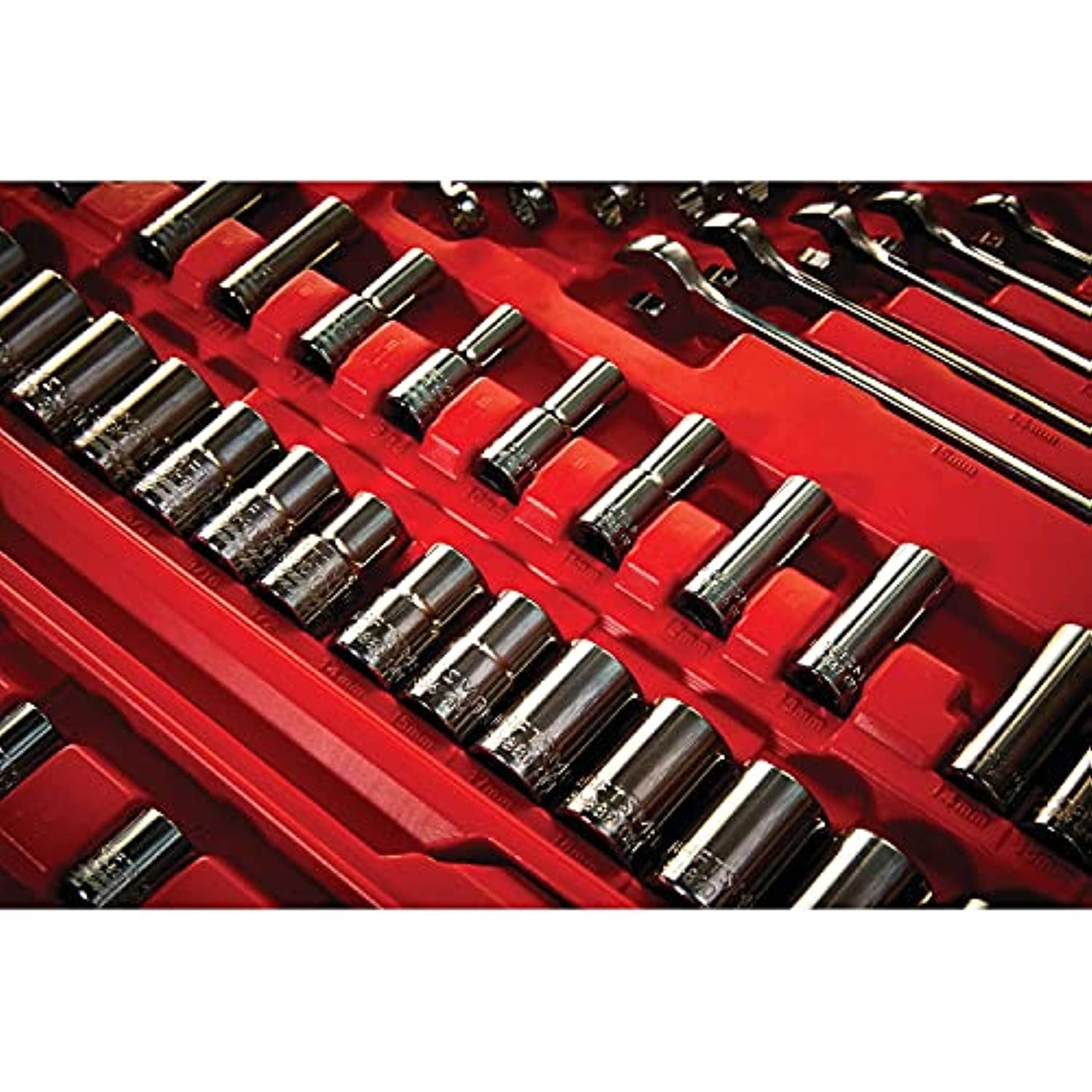 Craftsman 121 Piece SAE and Metric Chrome Mechanic Tool Set