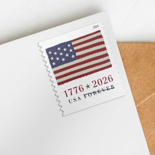 U.S. Flags 2026 Forever Stamp Roll - USPS