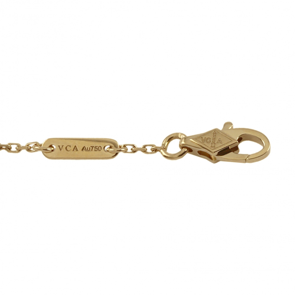 Van Cleef & Arpels Frivole Bracelet 18K Yellow Gold Diamond VCARPOJ200
