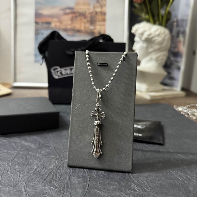 ヴィンテージ好き必見Chrome Hearts コピークロムハーツ ネックレス くすみシルバー 個性的なデザイン性