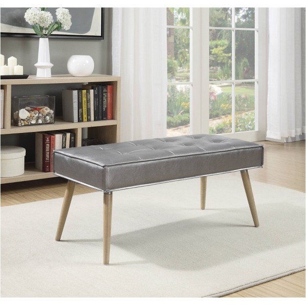 Amity Bench Pewter Osp Home Furnishings