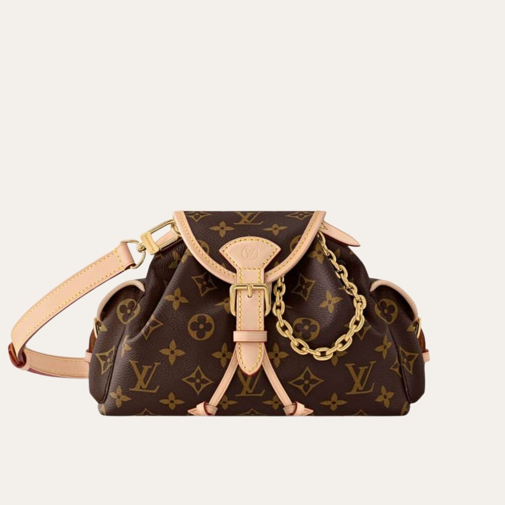 Louis Vuitton Odyssey Bag Monogram Brown 10.6 Inches M25085