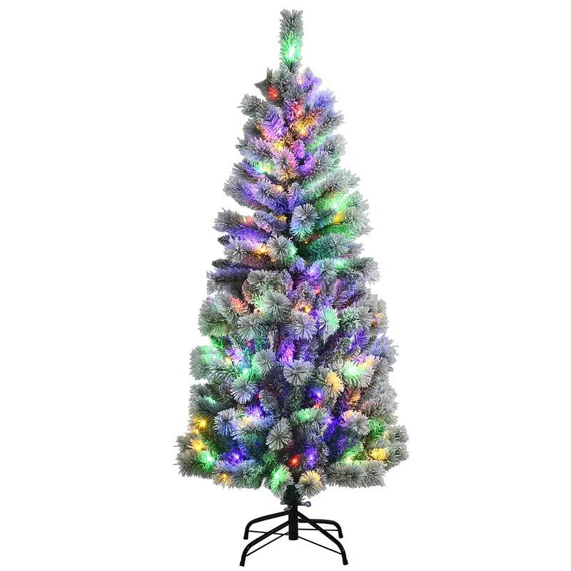 Premium Pencil-Style Pre-Lit Christmas Tree – Available in 4.5FT, 6.5FT, and 7.5FT Heights