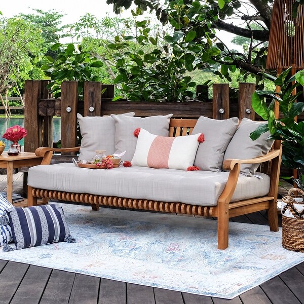 Cambridge Casual Chara 4piece Teak Patio Conversation Set