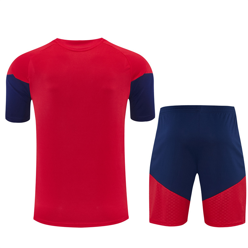 Short Sleeves Spain Training Suit - Red